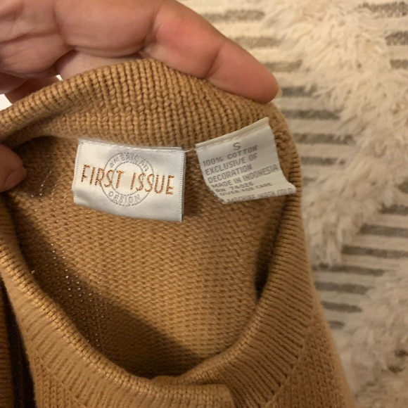 Vintage American Design First Issue Feather Cardigan - Picture 6 of 8